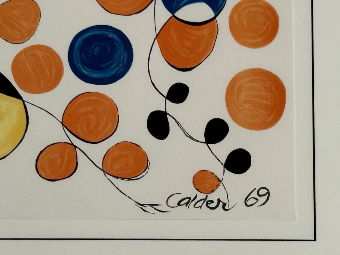 Alexander Calder, "Spring Carnival" Authentic Lithograph, 1969 - 6