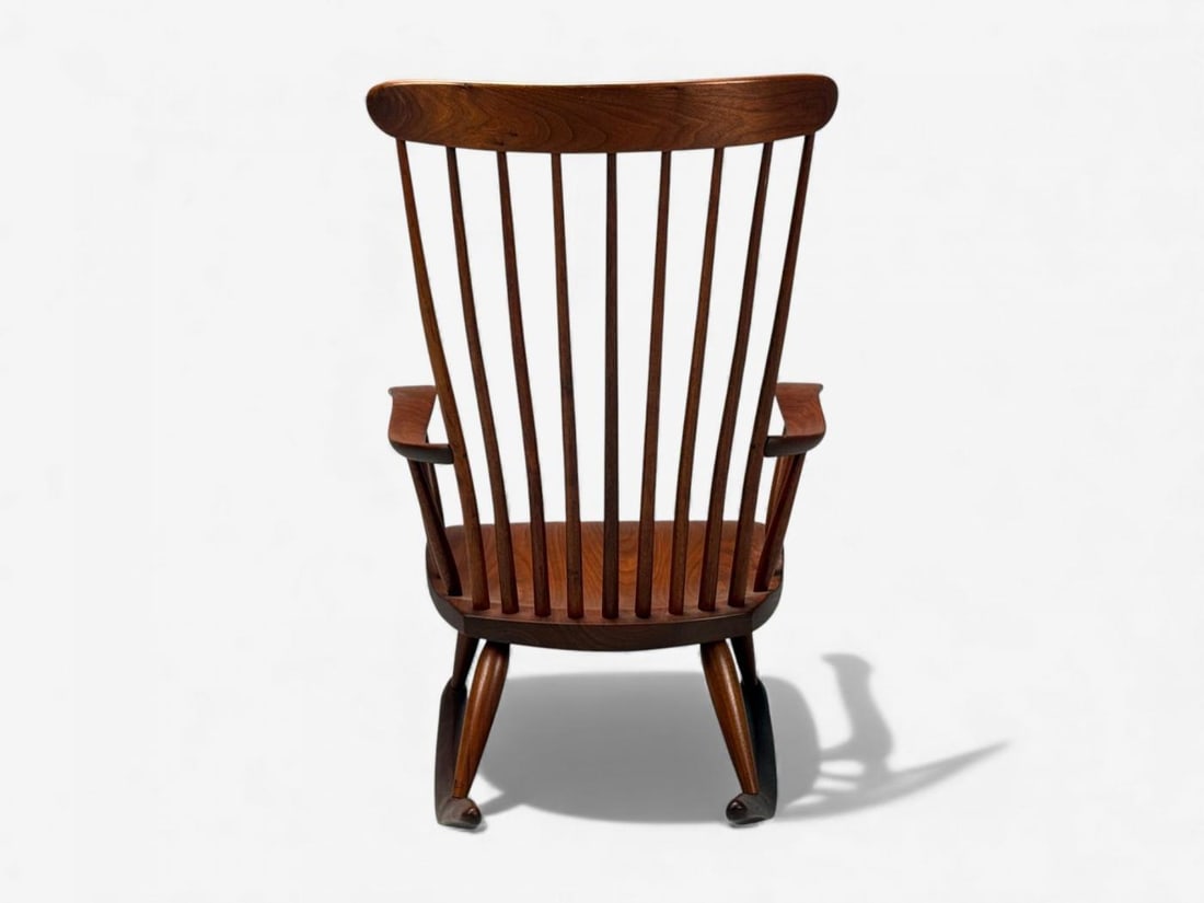 Robert Whitley, American Studio, Teak, Rocking Chair, USA, 1980s - 10