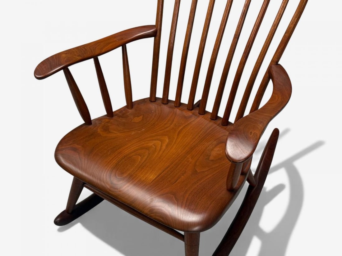 Robert Whitley, American Studio, Teak, Rocking Chair, USA, 1980s - 4