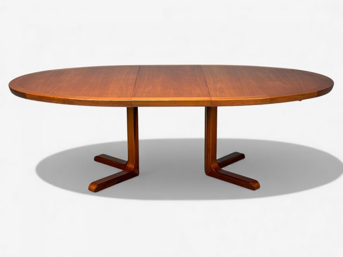 Skovby Møbelfabrik, Danish Modern, Teak Expandable Dining Table, Denmark, 1960s - 3