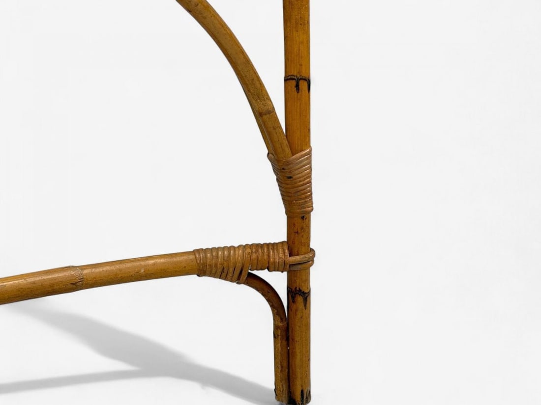Dal Vera, Italian Modern, Bamboo, Cane, Glass, Dining Table, Italy, 1950s - 12