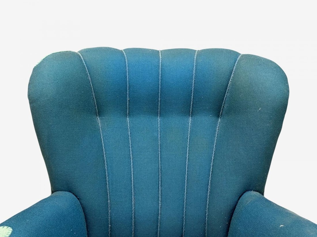 Danish Cabinetmaker, Lounge Chair, Beech, Wool, Denmark, 1930s - 5