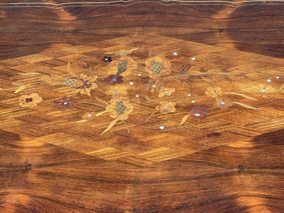 Jules Leleu, French Art Deco, Rosewood, Abalone, Dining Table, France, 1930s - 9