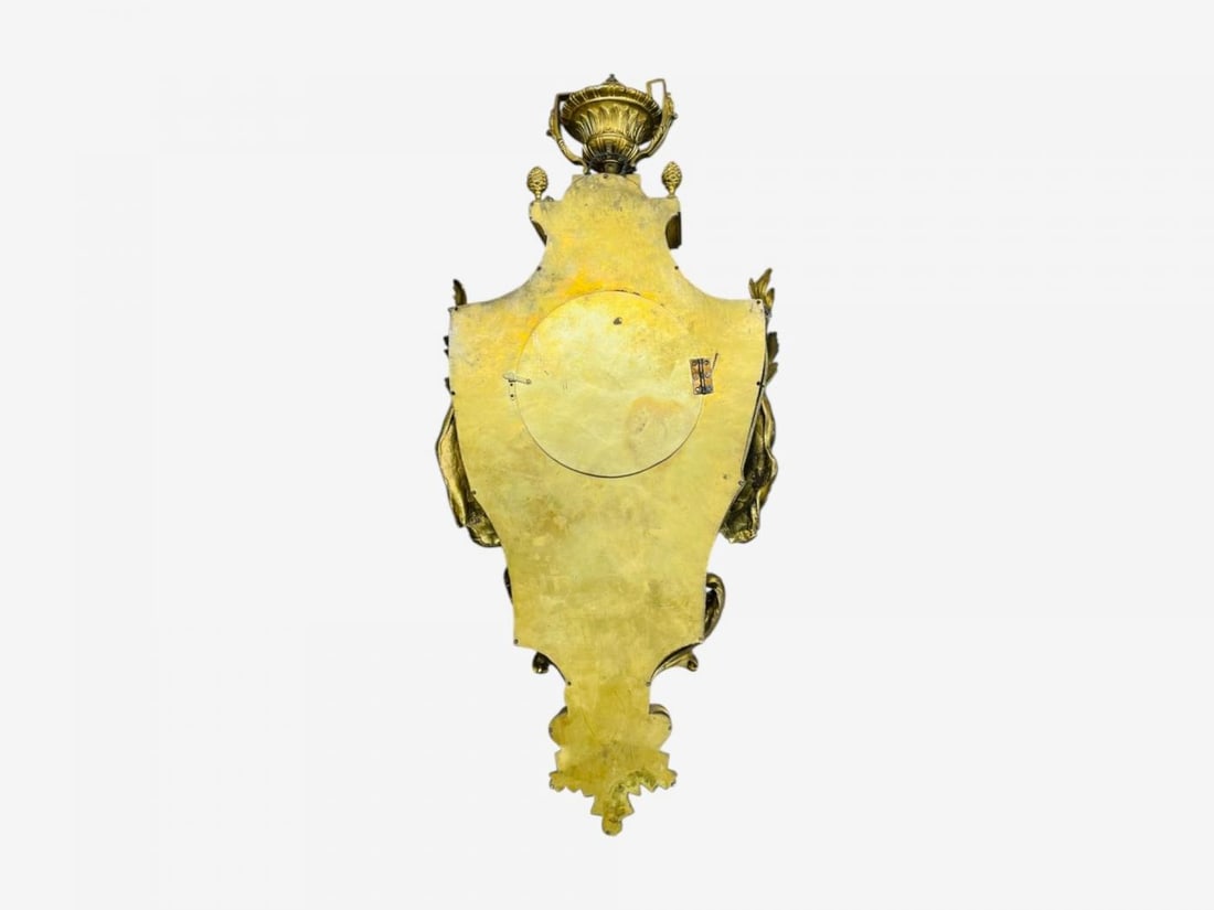 Louis XV, Figural Cartel Clock, Dore Bronze, France, 19th/20th c. - 11