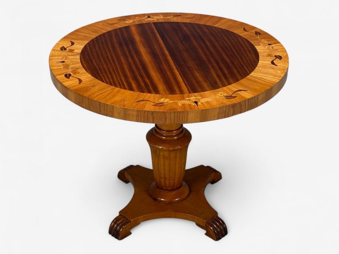 Swedish Art Deco, Marquetry Inlay, Wood, Center Table, Sweden, 1930s - 2
