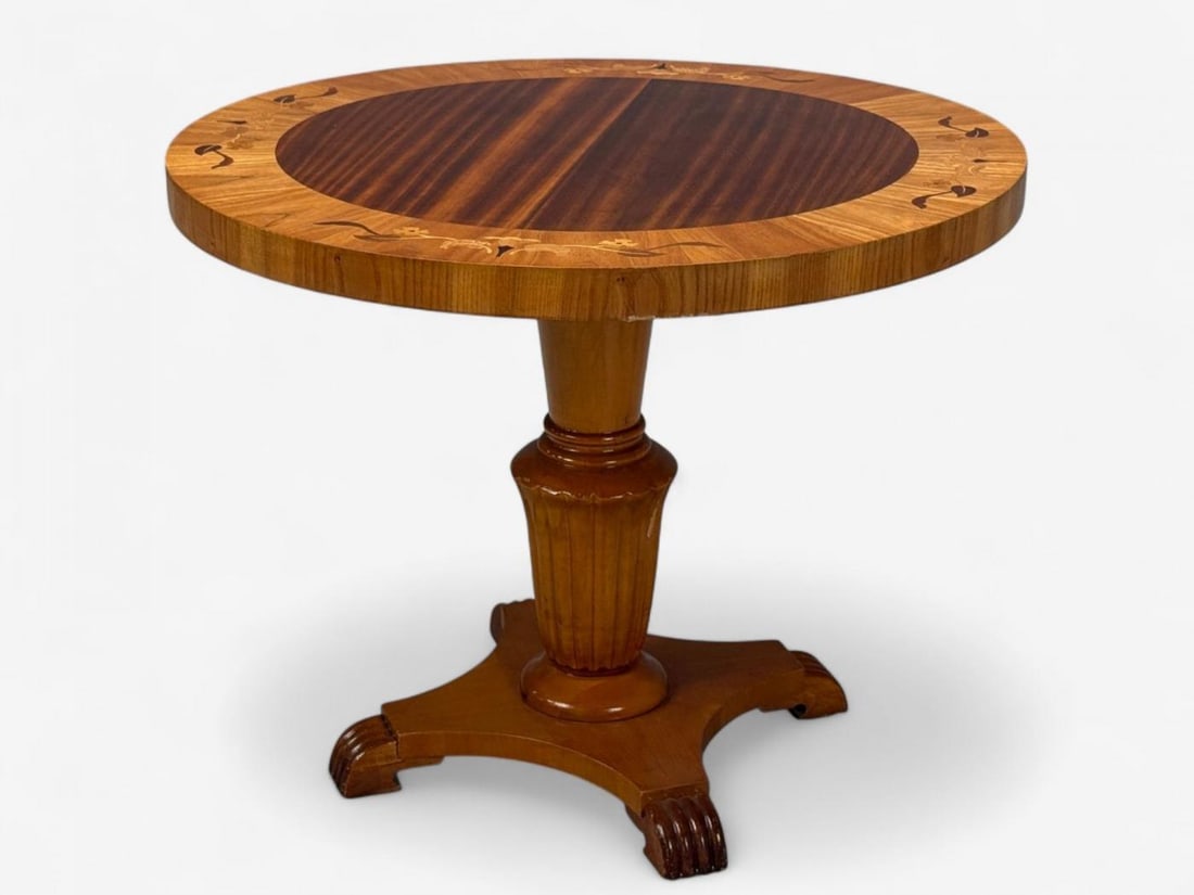 Swedish Art Deco, Marquetry Inlay, Wood, Center Table, Sweden, 1930s - 3