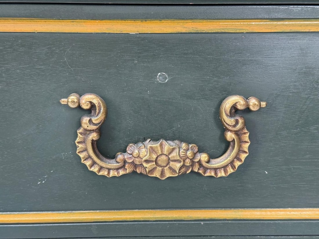 Jacques Bodart, Louis XVI Style, Green Painted Commode, USA, 1960s - 6