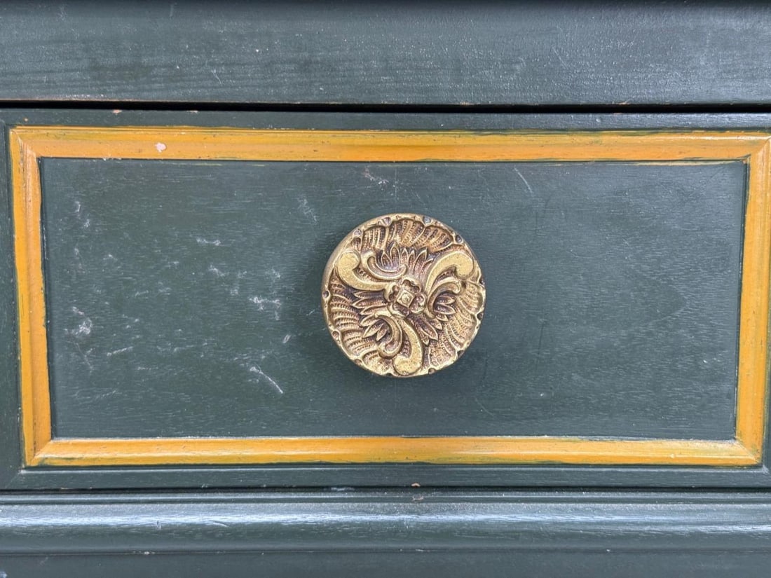 Jacques Bodart, Louis XVI Style, Green Painted Commode, USA, 1960s - 7