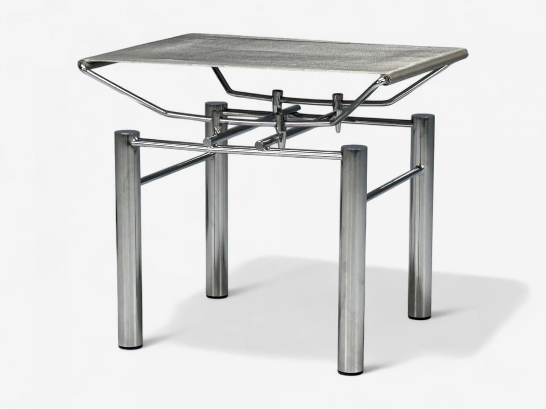 Hans Ullrich Bitsch, Chrome Plated Steel, Aluminum, Stools, Germany, 1980s - 4