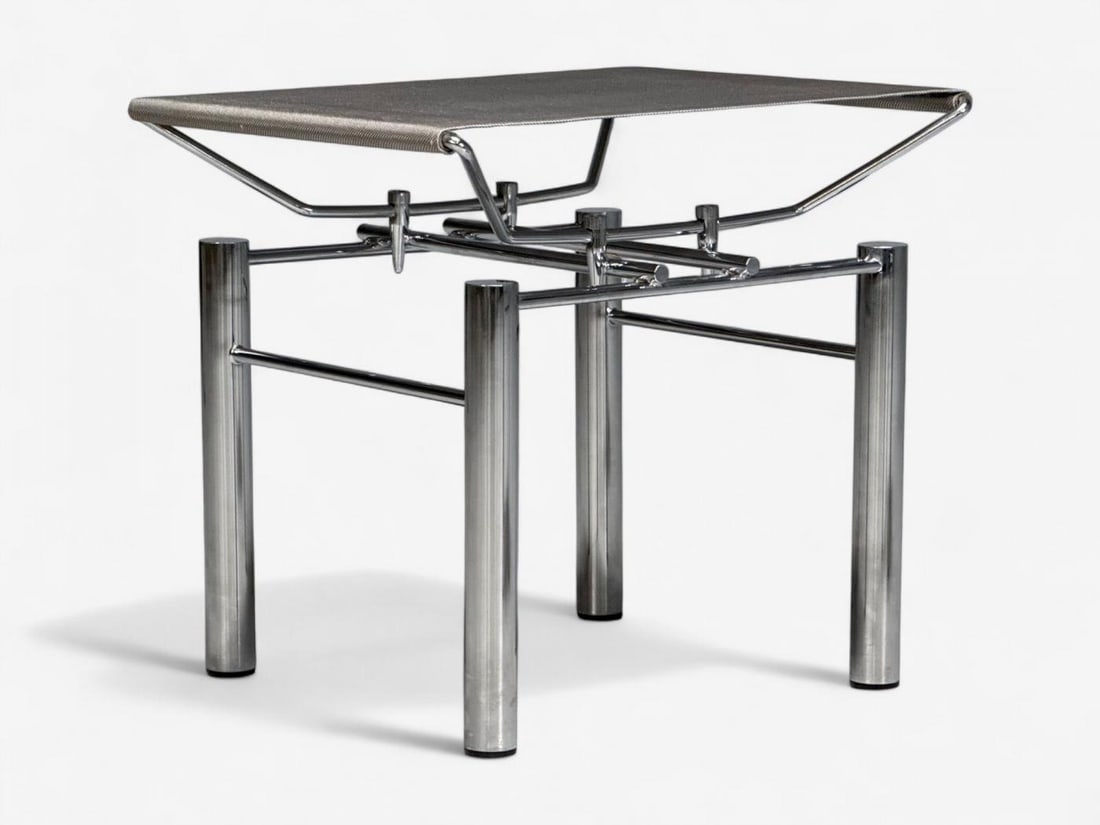 Hans Ullrich Bitsch, Chrome Plated Steel, Aluminum, Stools, Germany, 1980s - 6
