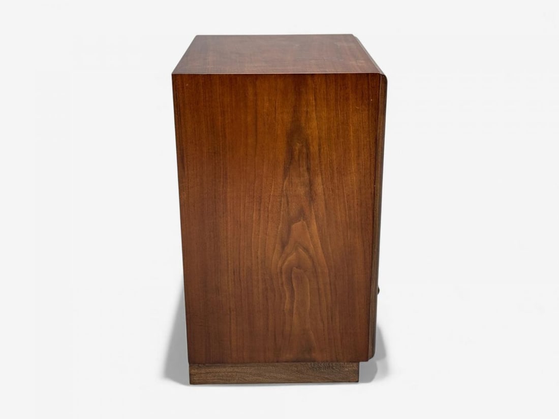 T.H. Robsjohn-Gibbings, American Modern, Walnut, Open Nightstands, USA, 1960s - 11