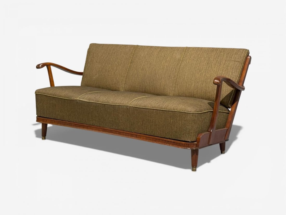 Svante Skogh, Sofa, Beech, Fabric, Sweden, 1940s - 12