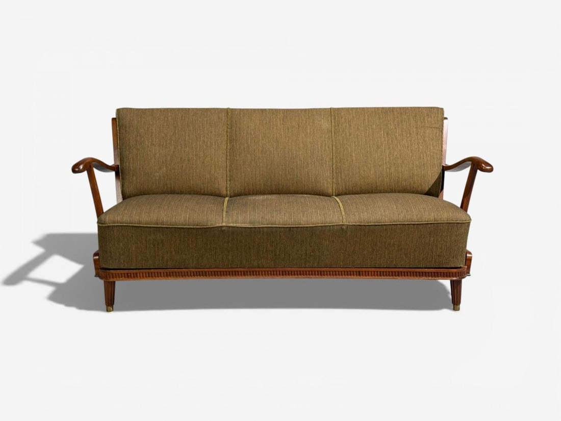 Svante Skogh, Sofa, Beech, Fabric, Sweden, 1940s - 2