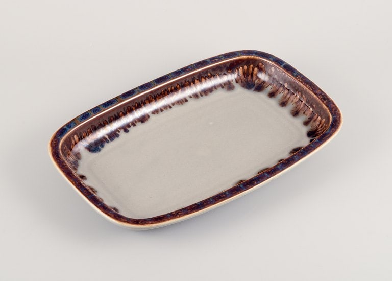 Jens Harald Quistgaard for Bing & Grøndahl, "Mexico" retro design, round dish and oval dish in - 2