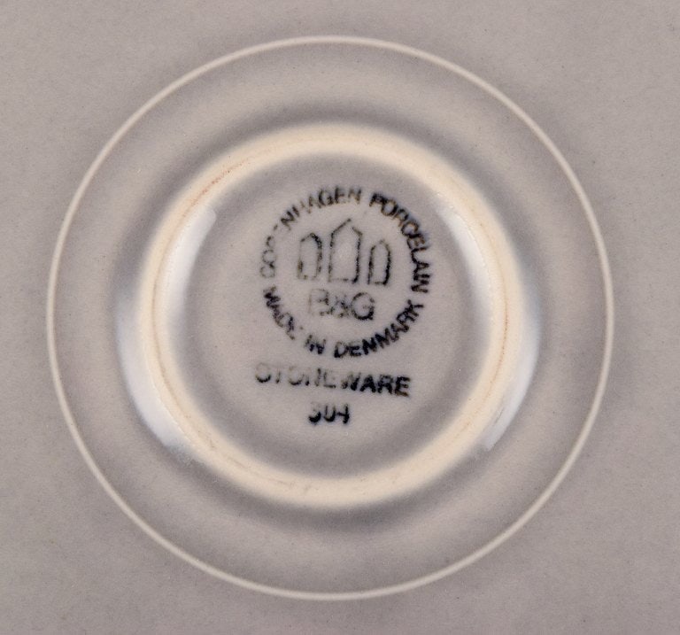 Jens Harald Quistgaard for Bing & Grøndahl, "Mexico" retro design, round dish and oval dish in - 7