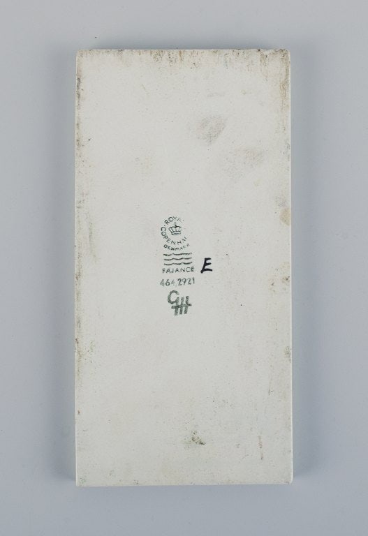 Aluminia and Royal Copenhagen, Tenera faience. Eight tiles. - 5