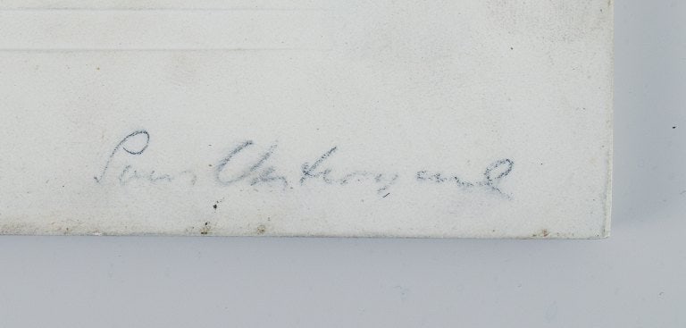 Aluminia and Royal Copenhagen, Tenera faience. Eight tiles. - 9