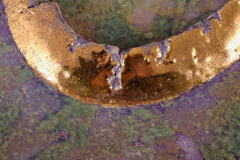 European studio ceramicist. Colossal unique ceramic dish. - 5