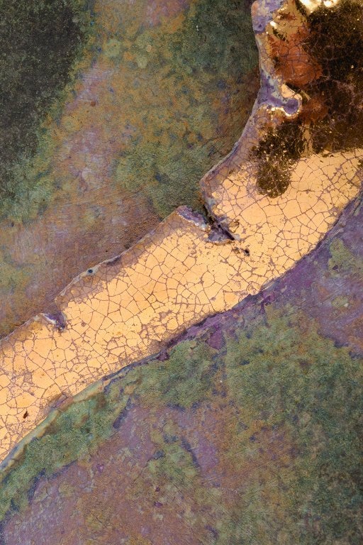 European studio ceramicist. Colossal unique ceramic dish. - 6