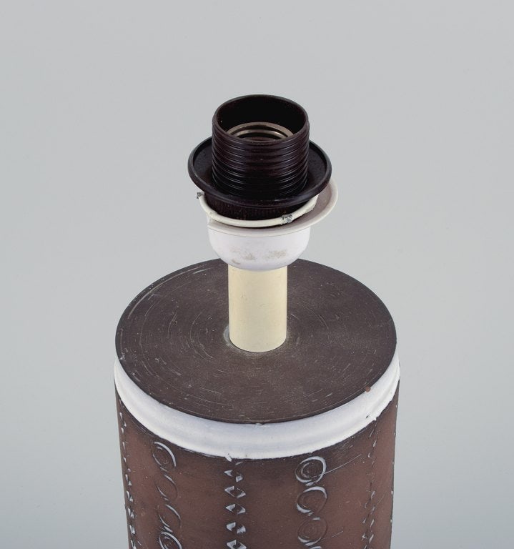 Upsala Ekeby, ceramic table lamp. - 4