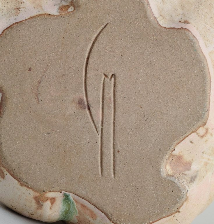 Christina Muff, Danish contemporary ceramicist (b. 1971). Monumental organically shaped vase. This - 8