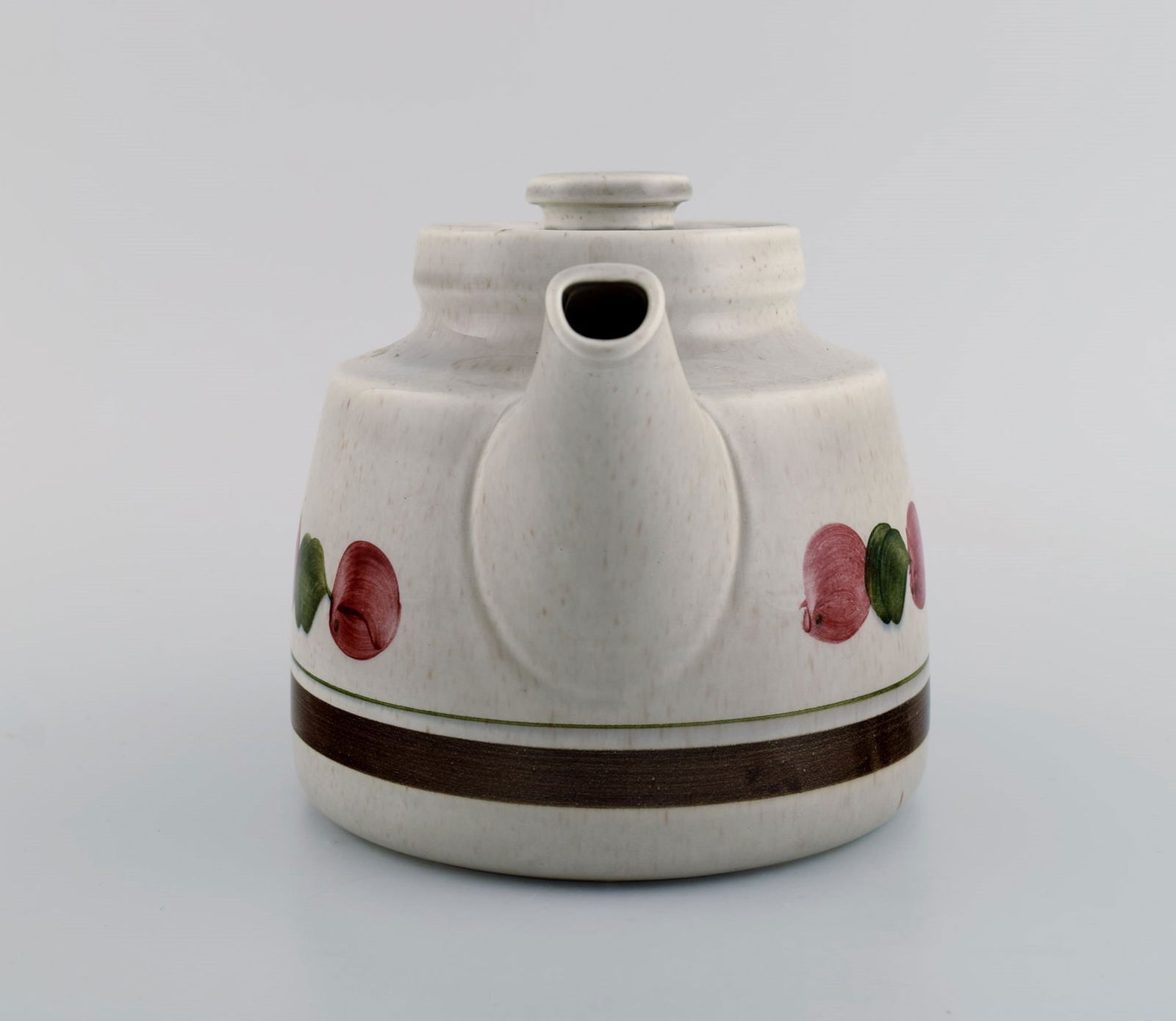 Jackie Lynd for Rörstrand. Birgitta teapot and milk jug in hand-painted glazed stoneware. - 6