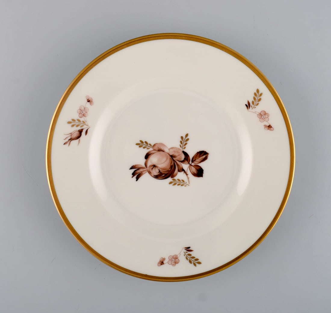 Royal Copenhagen Brown Rose coffee service for six people. 1960s. - 2