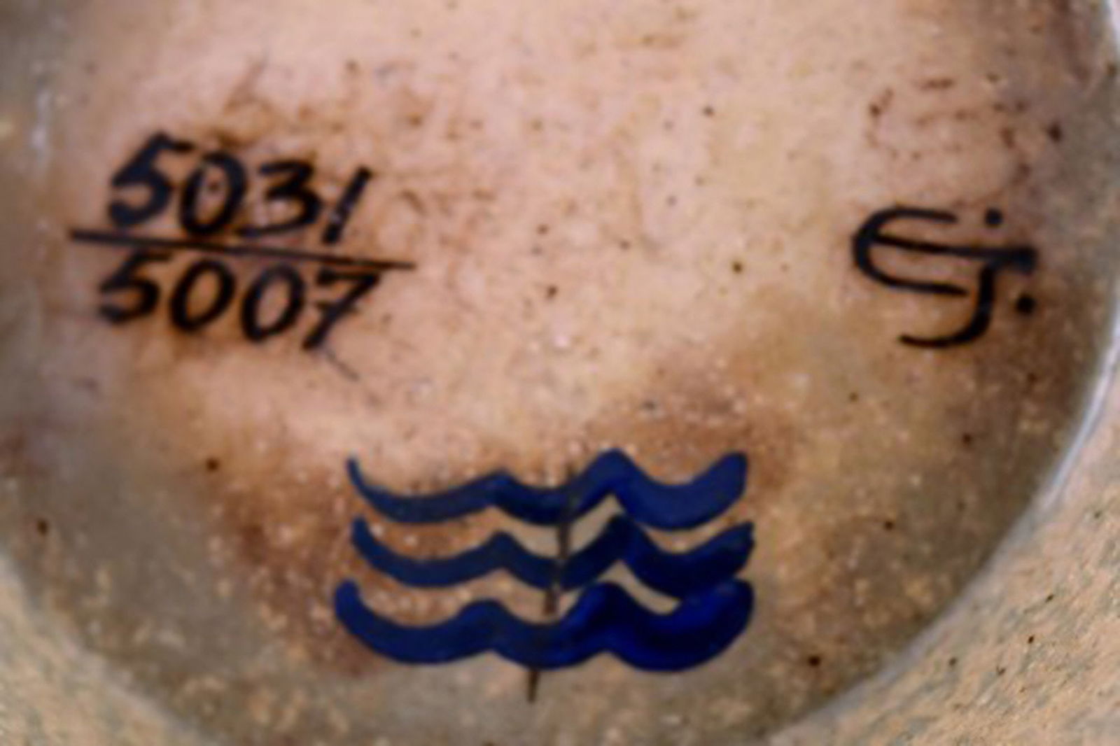 Royal Copenhagen large bowl by Nils Thorsson. Jungle series. - 5