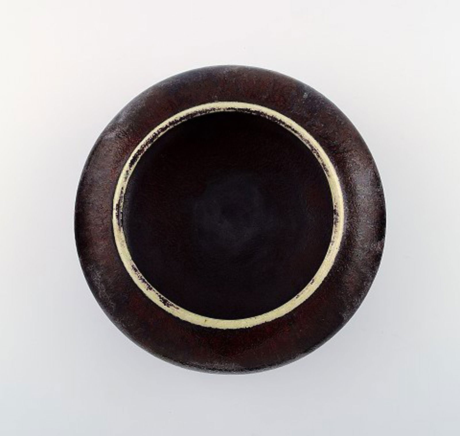 Royal Copenhagen unique large ceramic bowl, 1924. Beautiful bowl in oxblood glaze. - 4