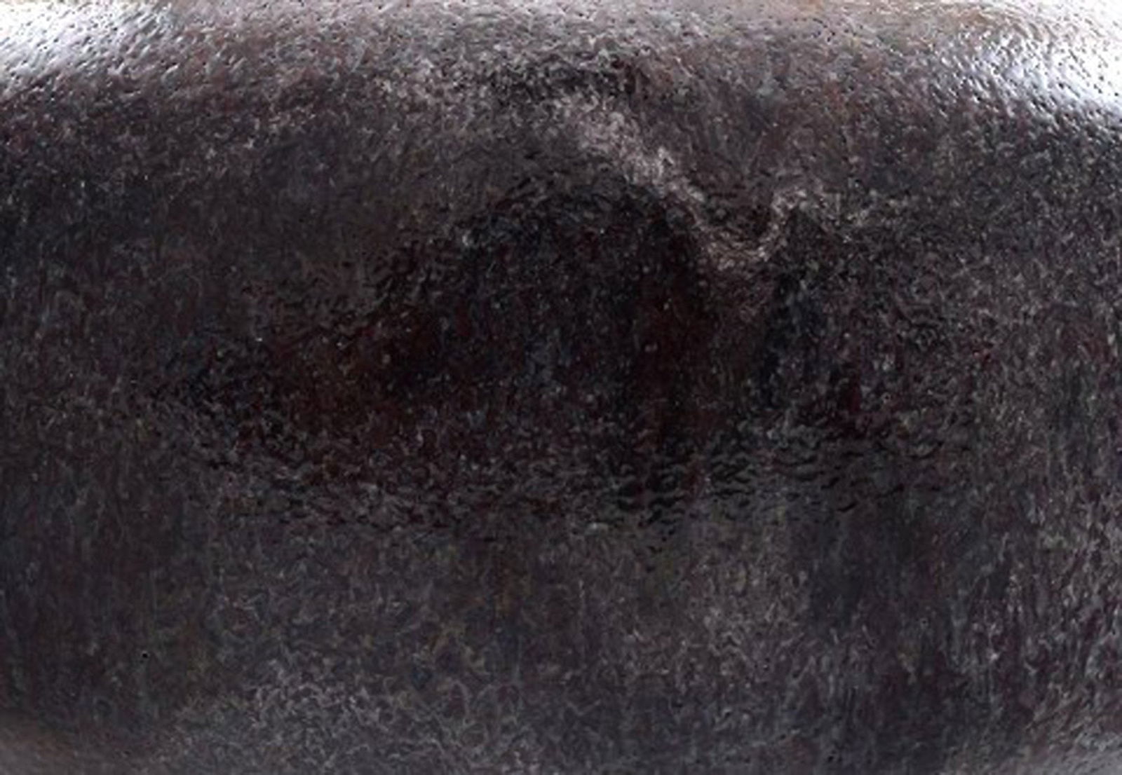 Royal Copenhagen unique large ceramic bowl, 1924. Beautiful bowl in oxblood glaze. - 5