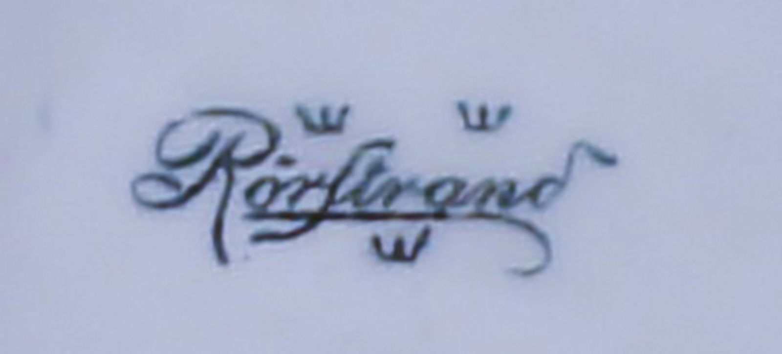 Art nouveau Rorstrand vase in porcelain decorated with flowers. - 5