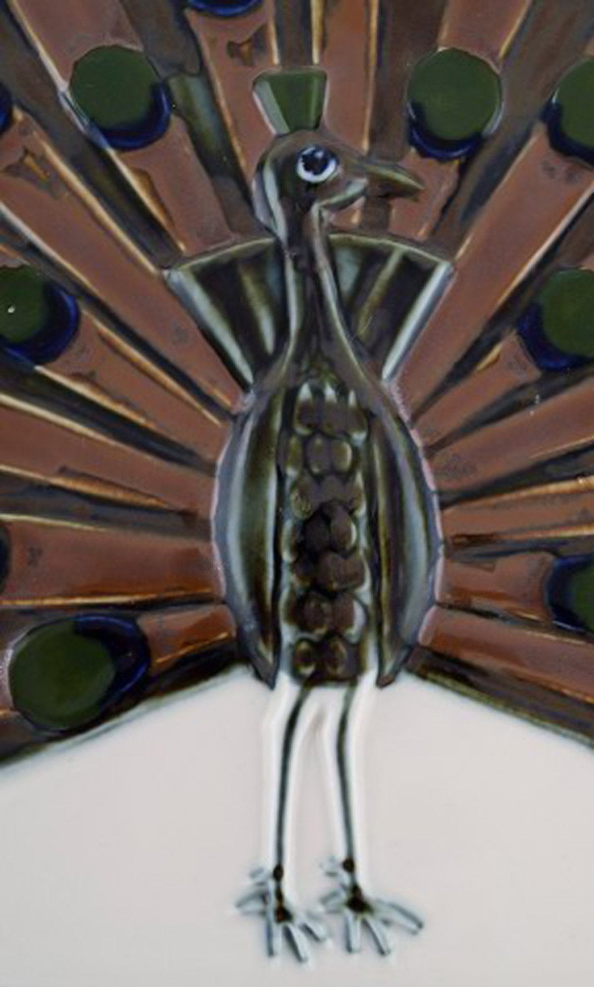 Bertil Lundgren for Rörstrand. "Gallery 2" wall plaque in glazed porcelain decorated with - 4