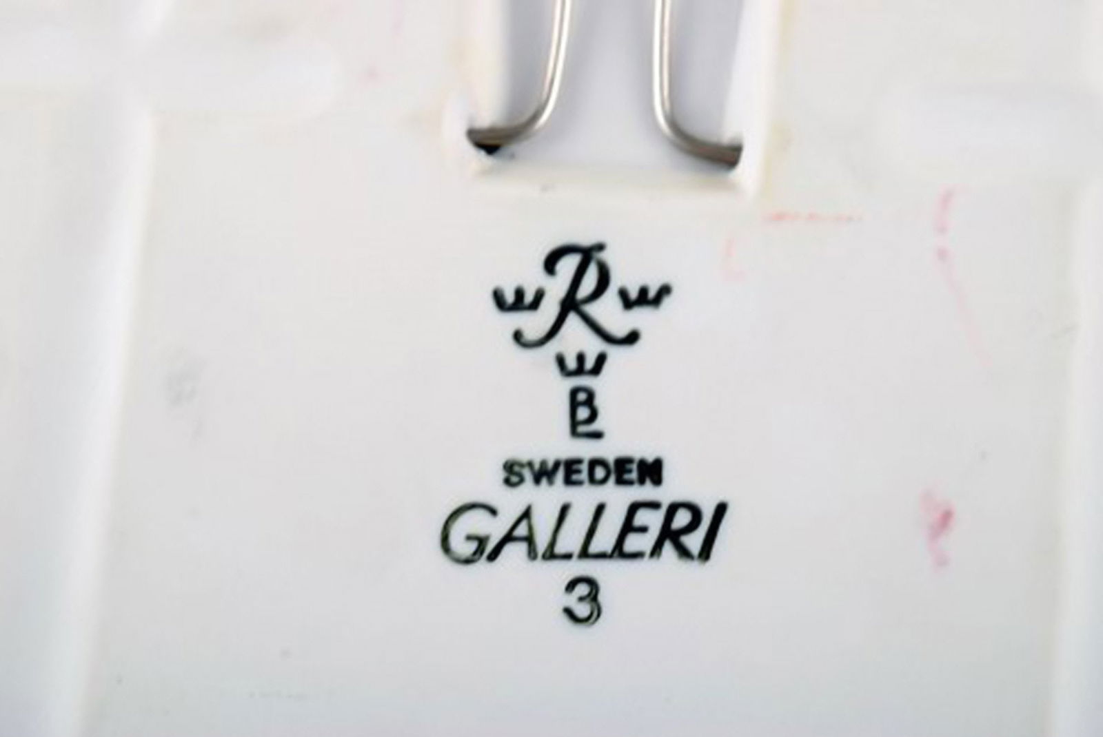 Bertil Lundgren for Rörstrand. "Gallery 2" wall plaque in glazed porcelain decorated with - 6