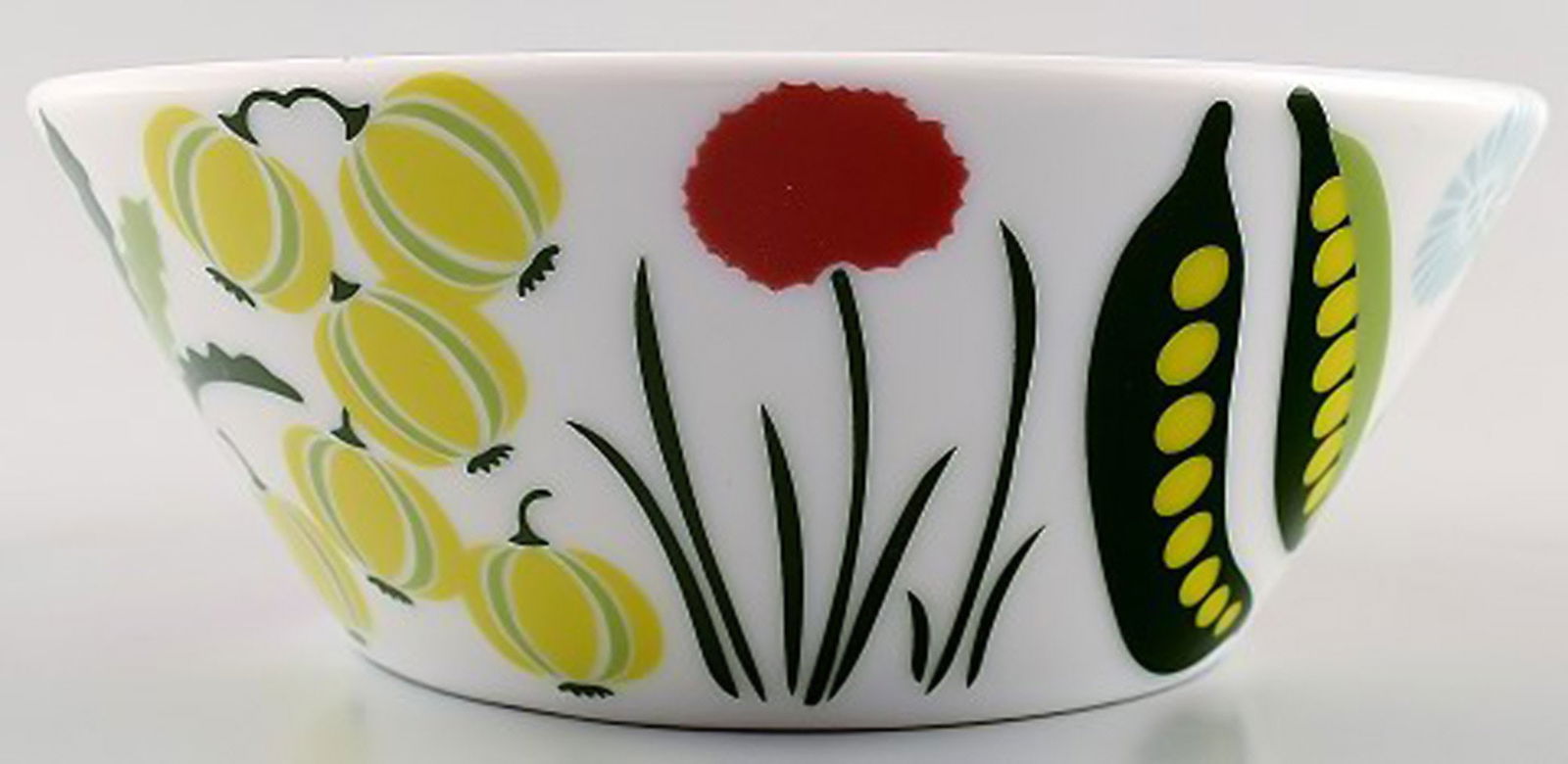 6 Rörstrand retro 1960/70s "Kulinara" porcelain bowls. - 2