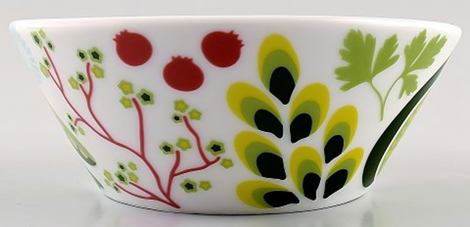 6 Rörstrand retro 1960/70s "Kulinara" porcelain bowls. - 3