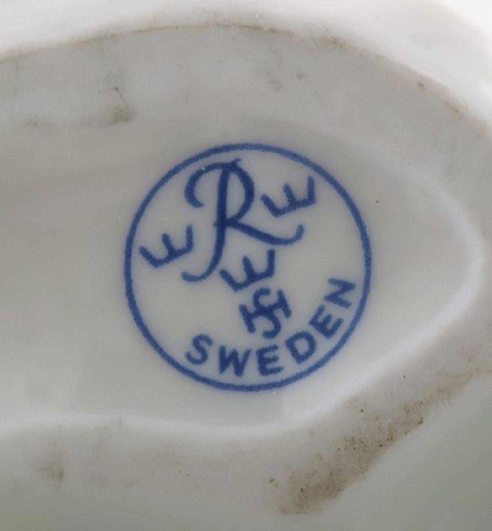 Harald Salomon for Rörstrand, white glazed figure of a faun / pan. - 5