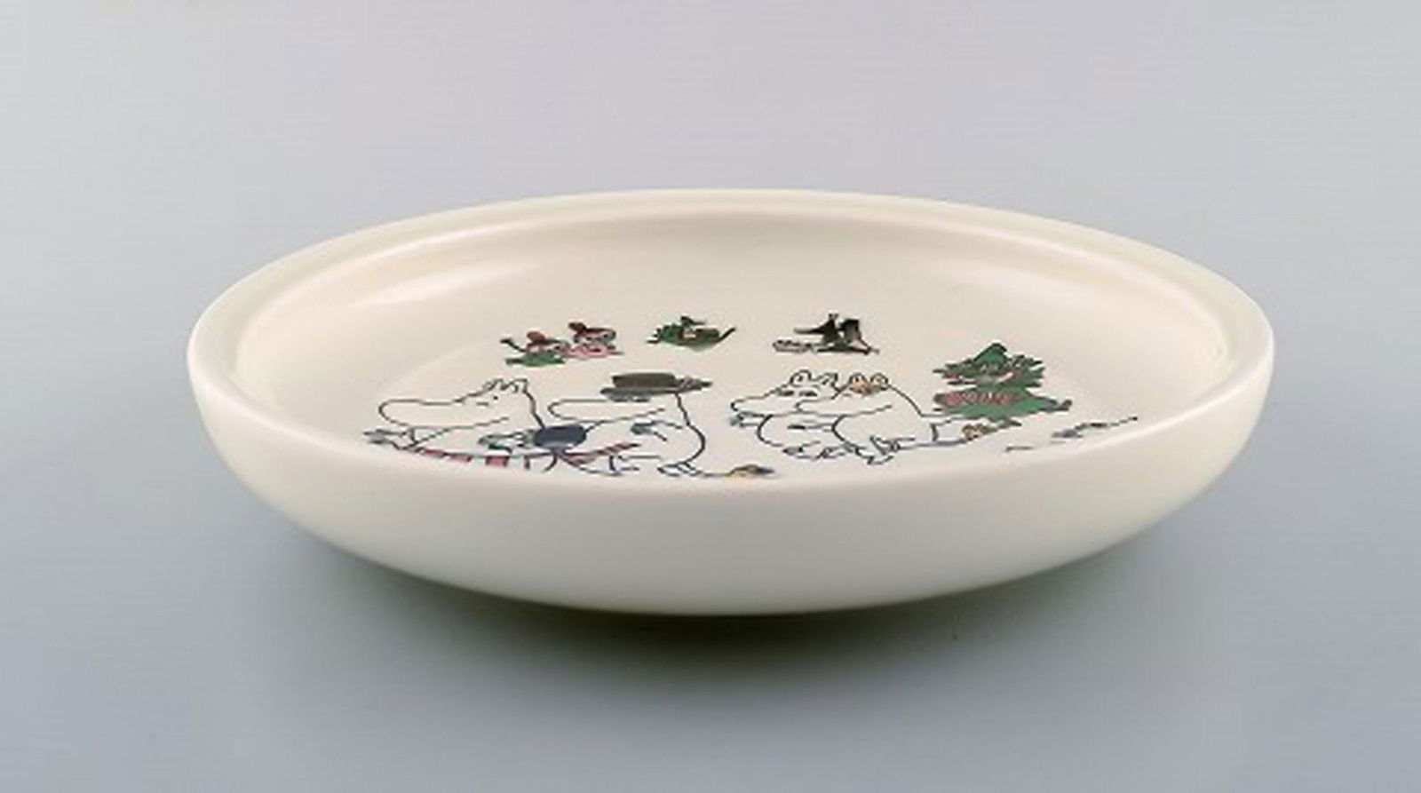 Arabia, Finland. Porcelain plate with motif from "Moomin". - 3