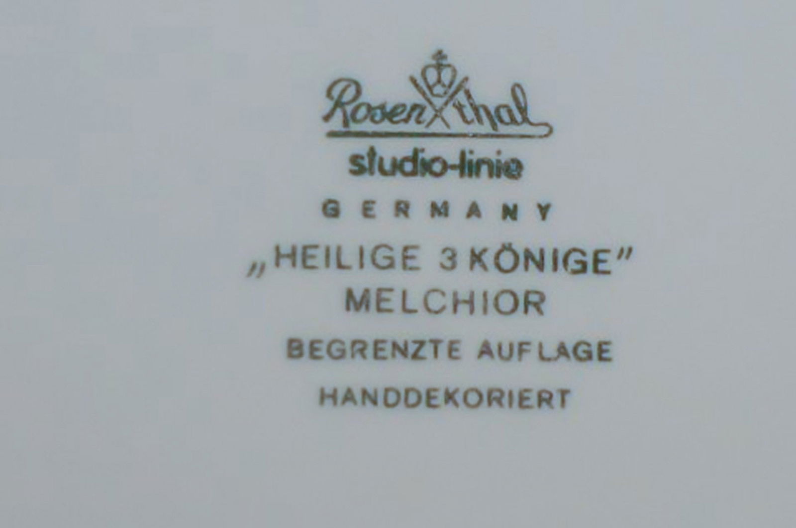 Rosenthal Wiinblad Christmas plate from 1973. - 4