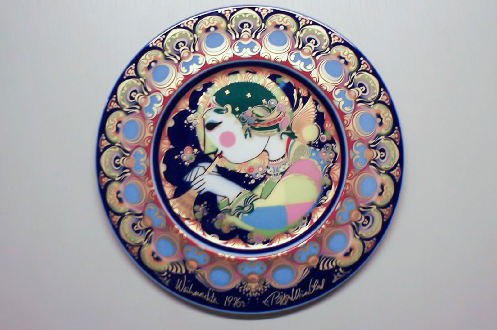 Rosenthal Wiinblad Christmas plate from 1976.