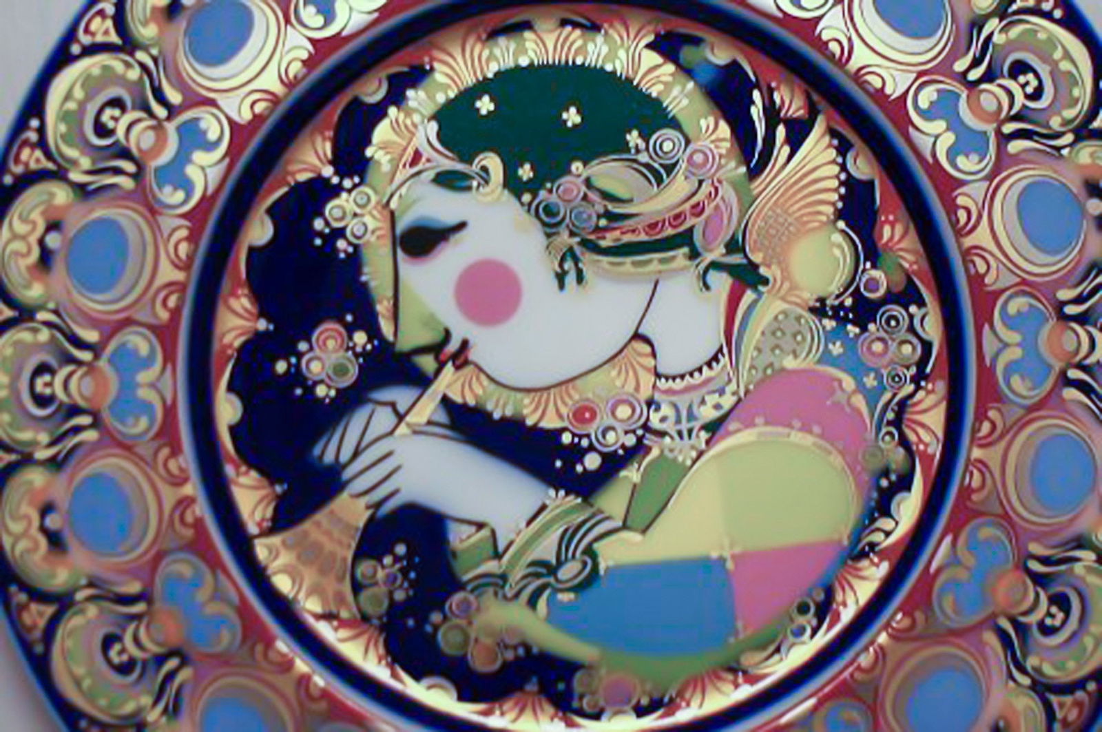 Rosenthal Wiinblad Christmas plate from 1976. - 2