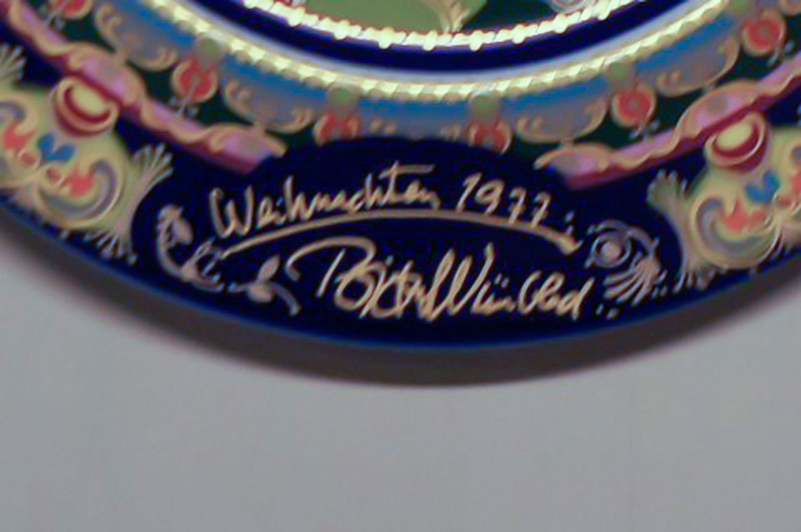Rosenthal Wiinblad Christmas plate from 1977. - 3