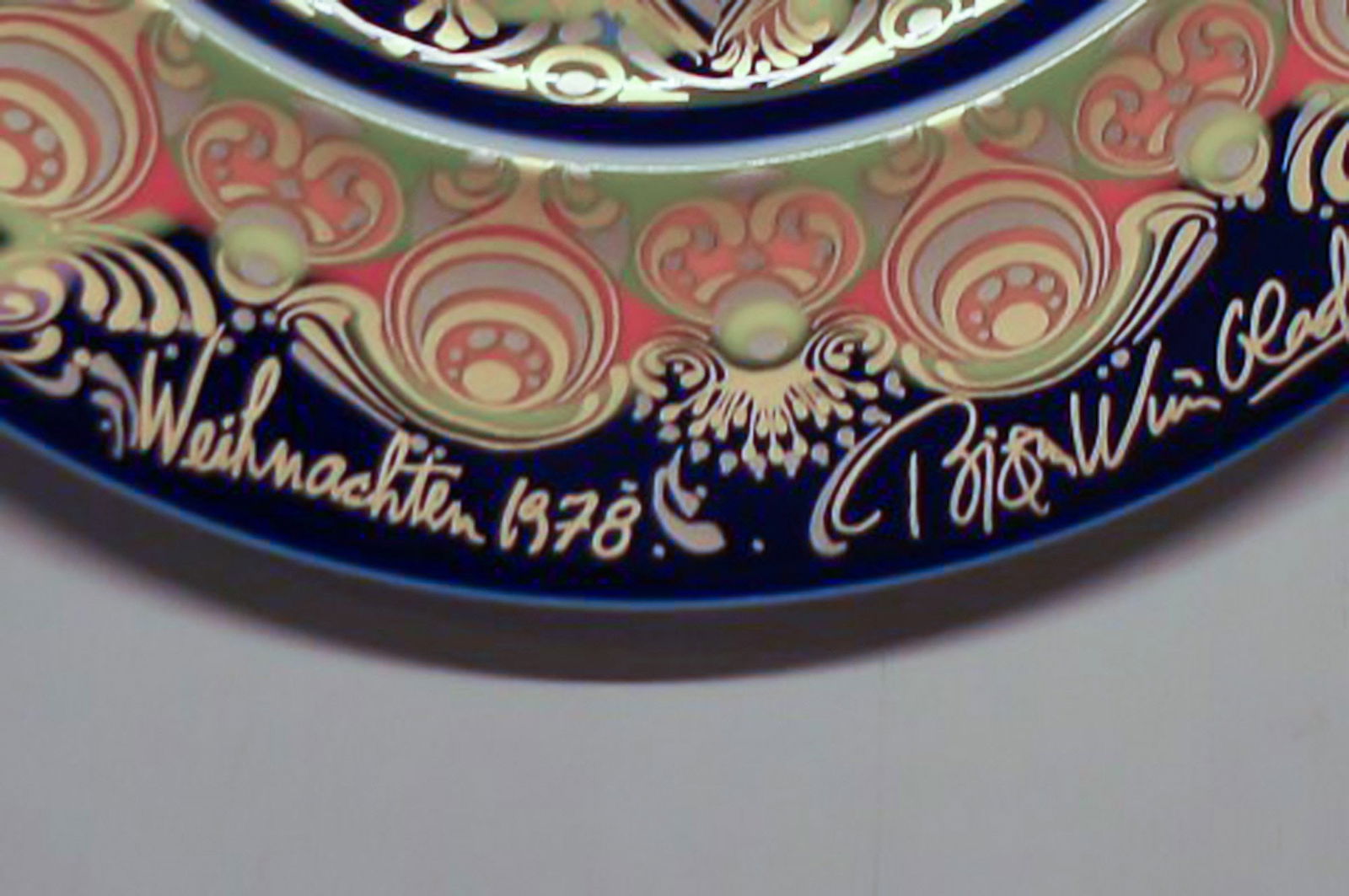 Rosenthal Wiinblad Christmas plate from 1978. - 3