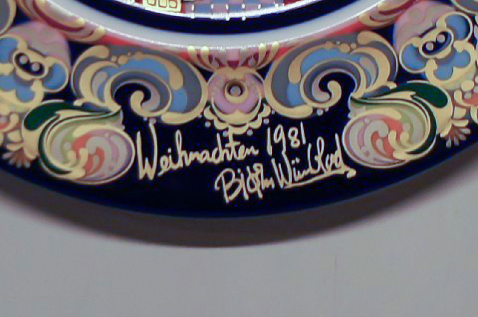 Rosenthal Wiinblad Christmas plate from 1981. - 3