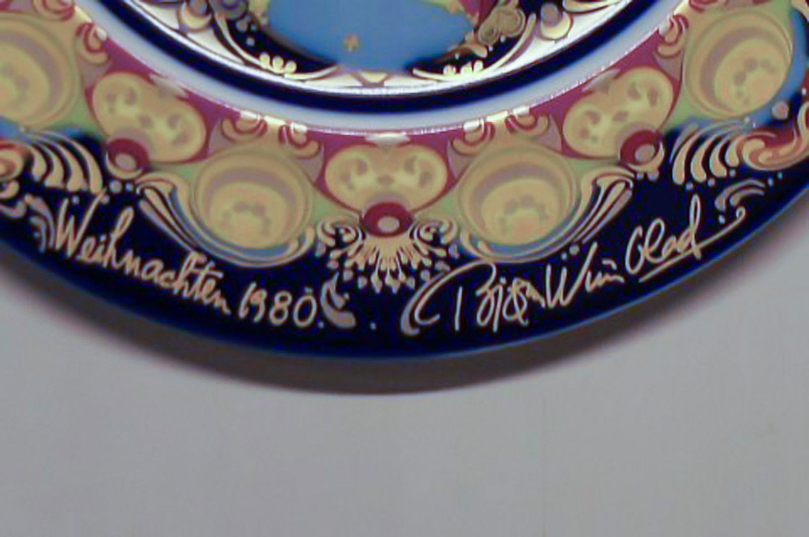 Rosenthal Wiinblad Christmas plate from 1980. - 3