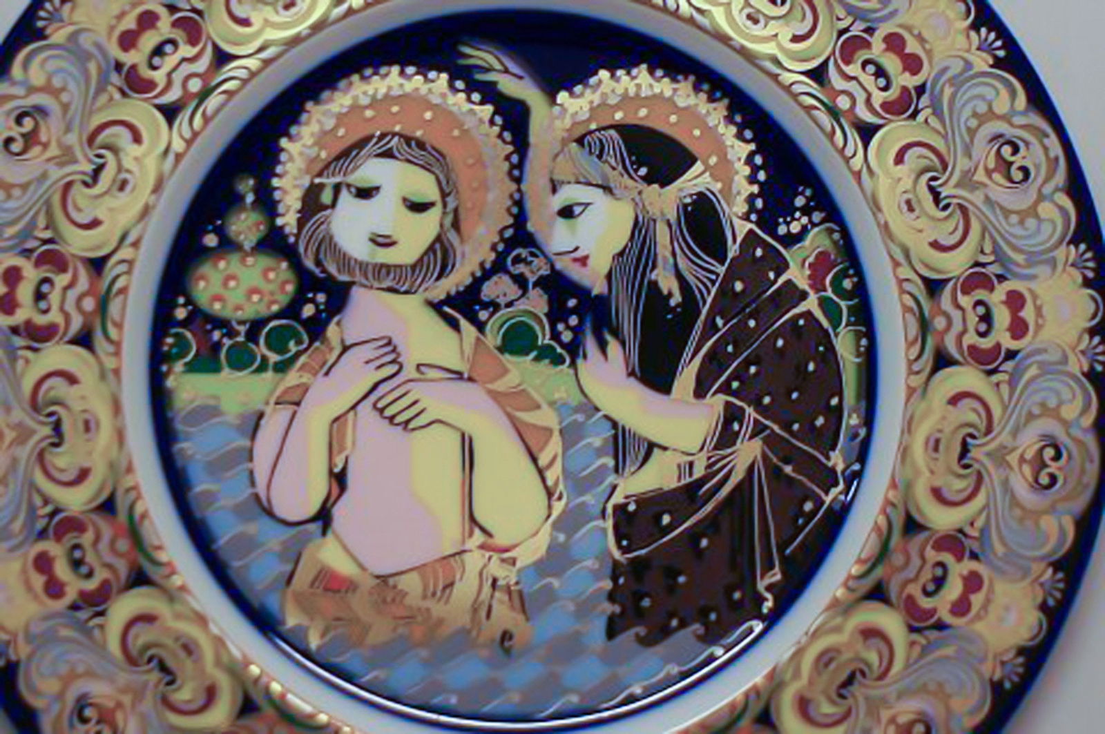 Rosenthal Wiinblad Christmas plate from 1982. - 2