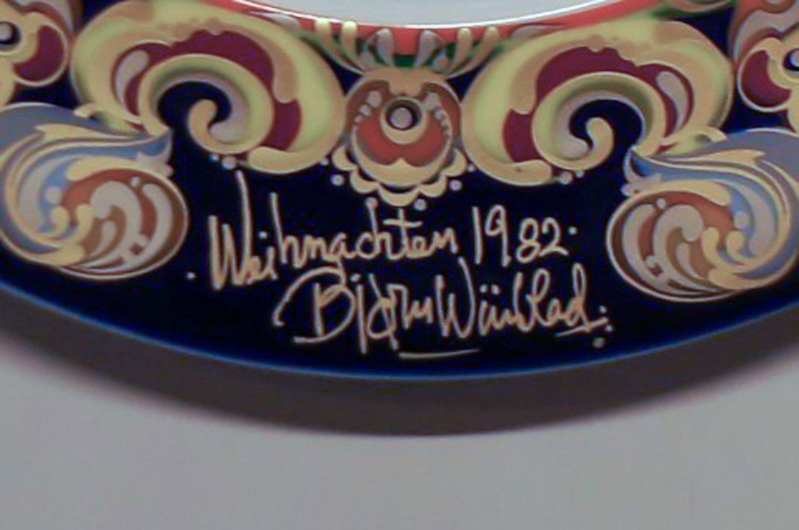 Rosenthal Wiinblad Christmas plate from 1982. - 3