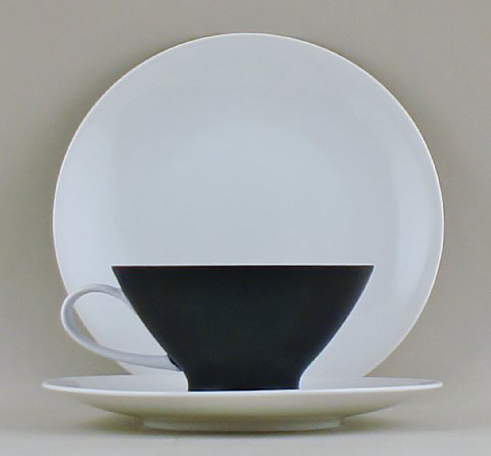 Rosenthal coffee service, 8 sets, coffee cups, saucers, dessert plates. Beautiful modern coffee - 3