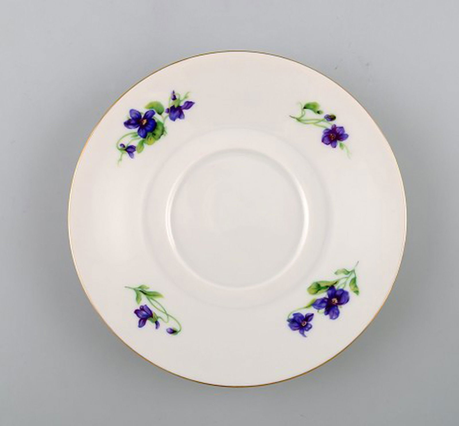 Hand painted Rosenthal porcelain coffee service. Complete for 10 people with accompanying plates. - 3