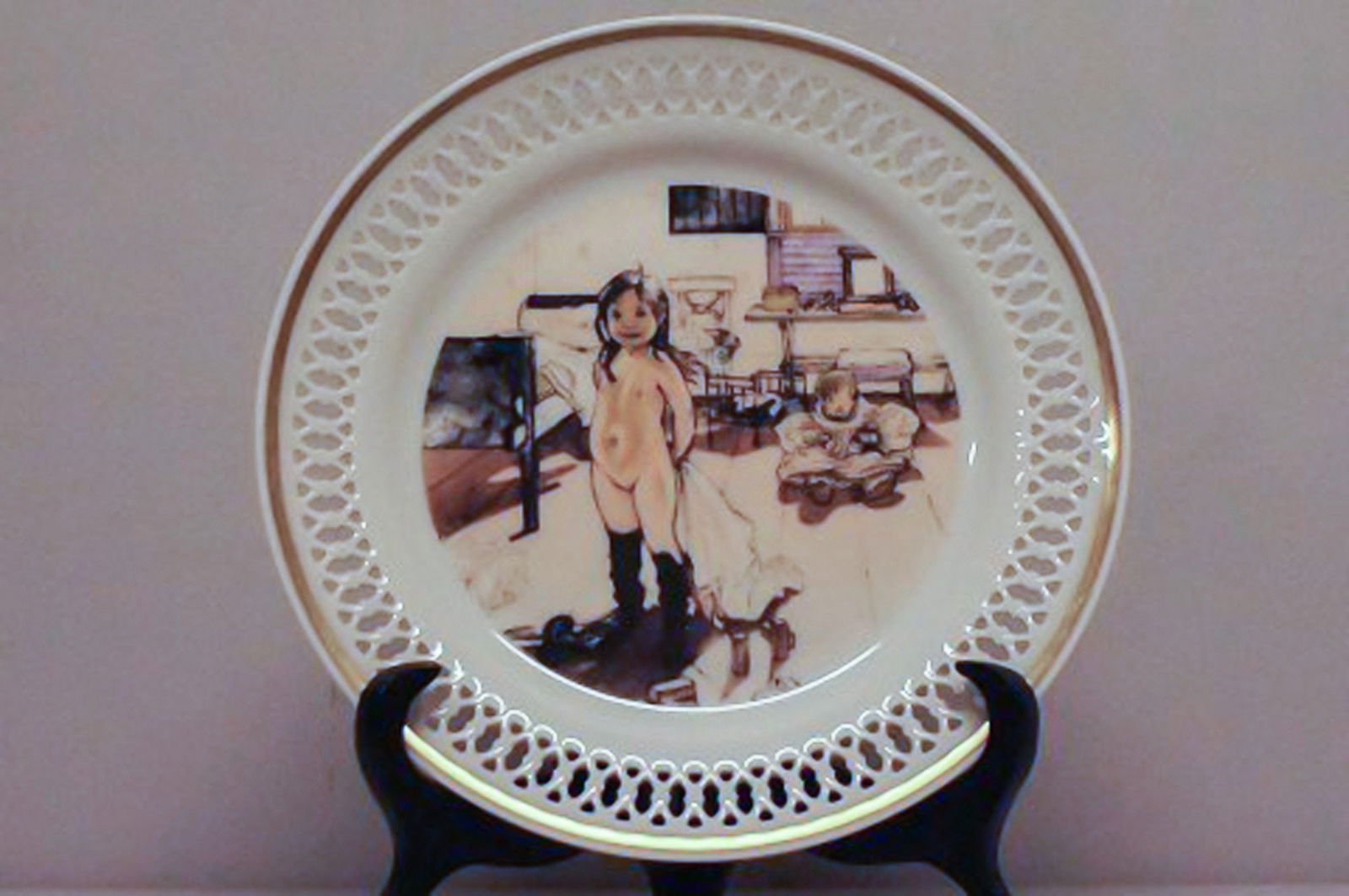 15 p. B & G coffee service. Designs after Carl Larsson's famous paintings. - 7