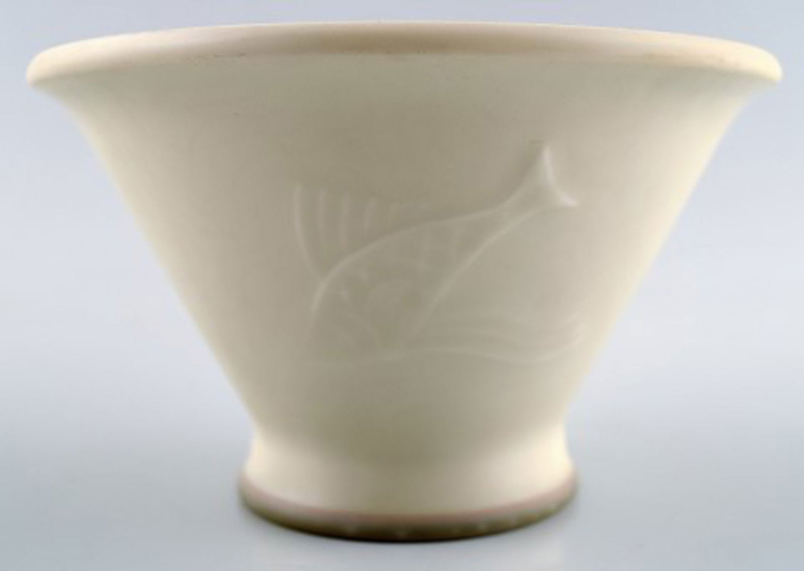 Art deco vase in porcelain, B&G, Bing & Grondahl. - 3